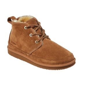 L.L. Bean Lamb Fur lined Chukka Boots